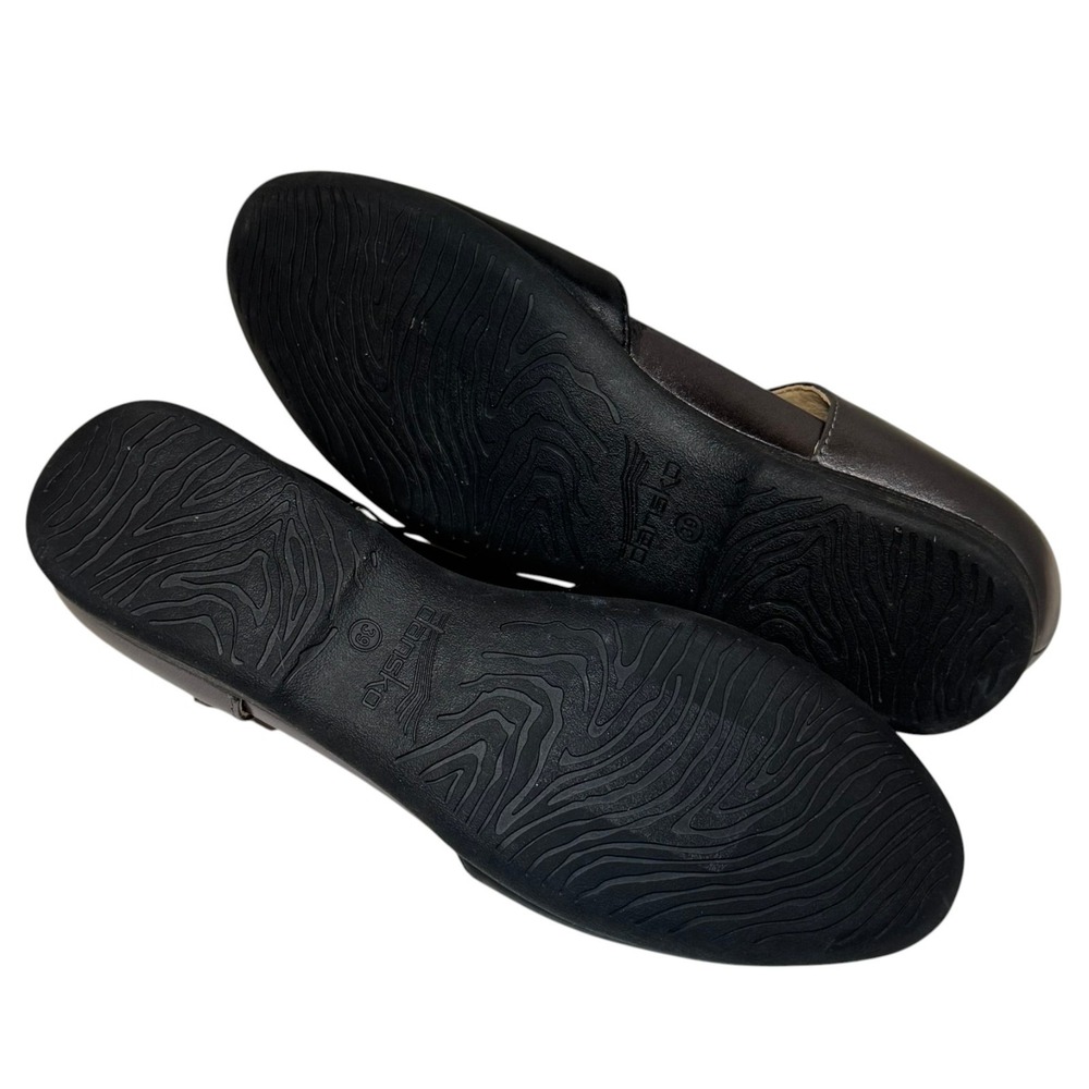 Dansko Liv D'Orsay Mary Jane Flats 39/8.5-9 Black Silver Colorblock - Picture 7 of 7